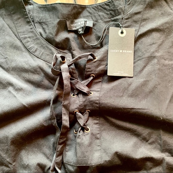 LUCKY BRAND TUNIC DRESS W RUFFLE DETAILS - Picture 6 of 6